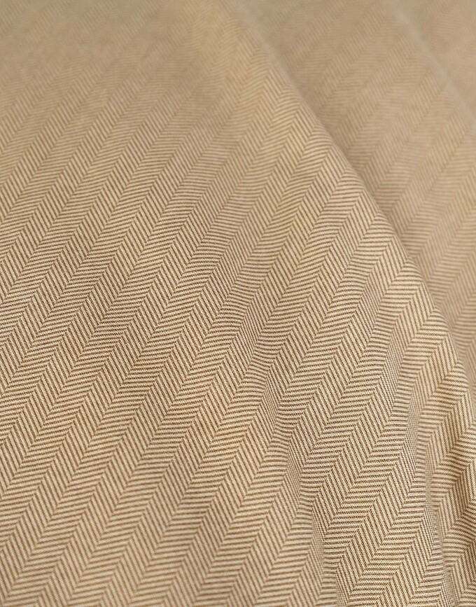 Senja Housse de Couette, 200 x 220 cm, beige foncé