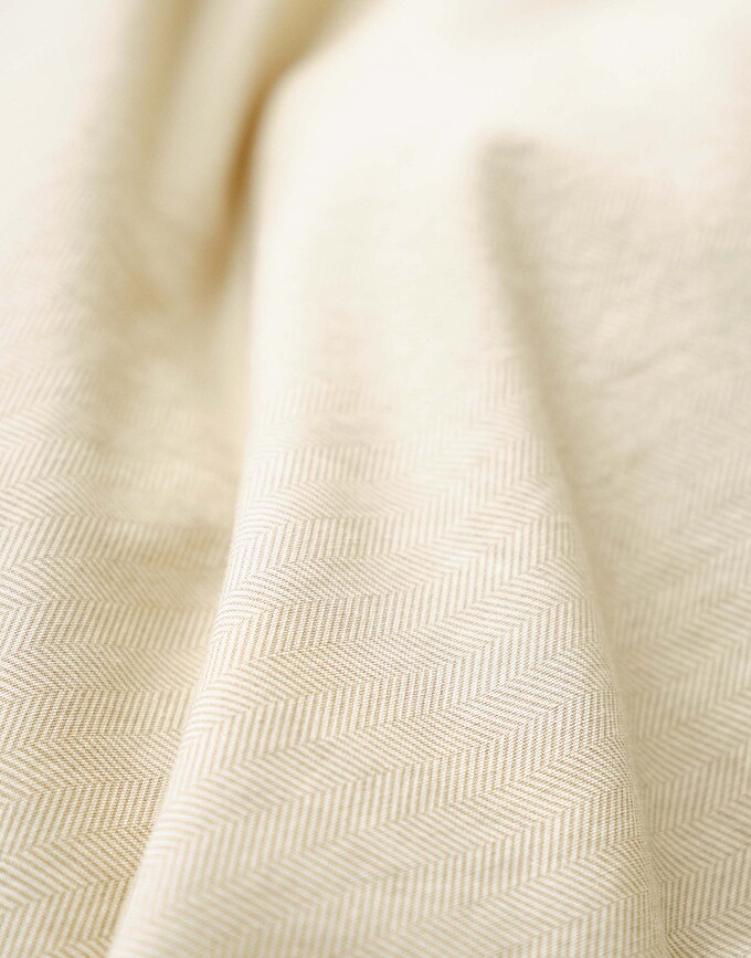 Senja Housse de Couette, 160 x 200 cm, crème