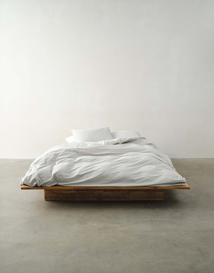 Senja Housses de Coussin 50 x 70 cm, gris brumeux, Lot de 2