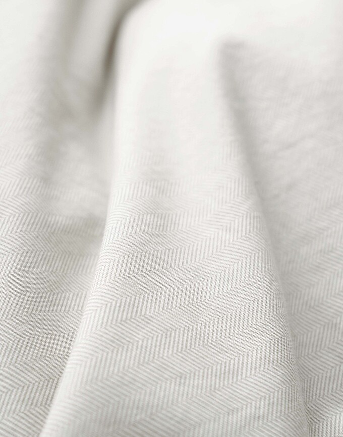 Senja Housses de Coussin 50 x 70 cm, gris brumeux, Lot de 2