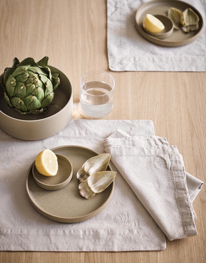 Servilleta Akalla, gris