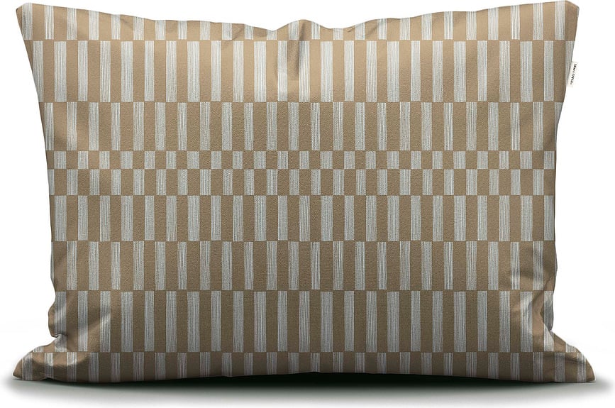 Sillia Kissenbezug 40 x 40 cm beige-schwarz Reißverschluss