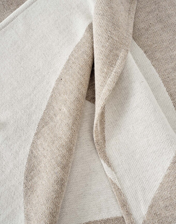 Skane Plaid 135 x 190 cm, beige-marron