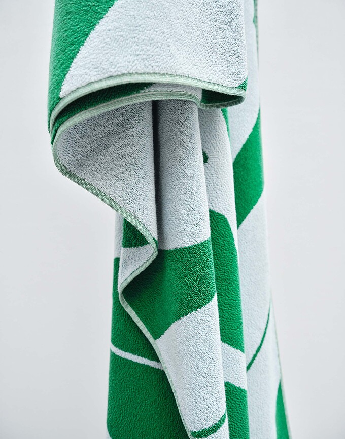 Skane Plažni Ručnik 100 x 200 cm zeleni