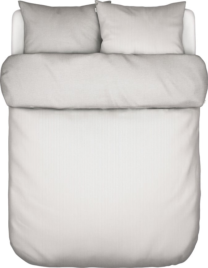 Skei Posteljina 200 x 220 cm svijetlosiva 2 jastučnice 60 x 70 cm