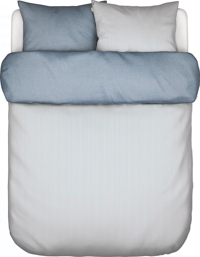 Skei Posteljina 260 x 220 cm plava s 2 jastučnice 60 x 70 cm