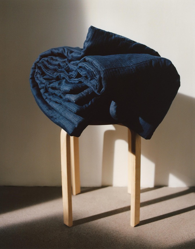 Soletta Couvre-lit 180 x 265 cm, bleu marine foncé