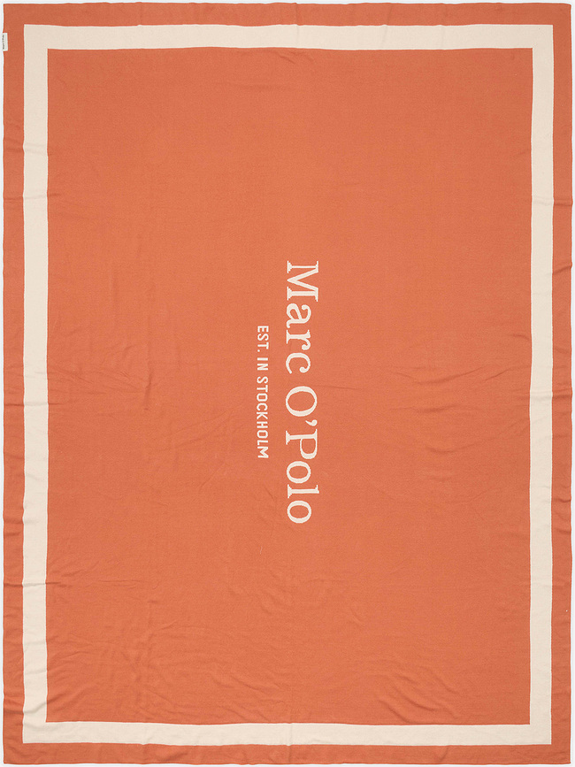 Statement Pläd 150 x 200 cm, orange