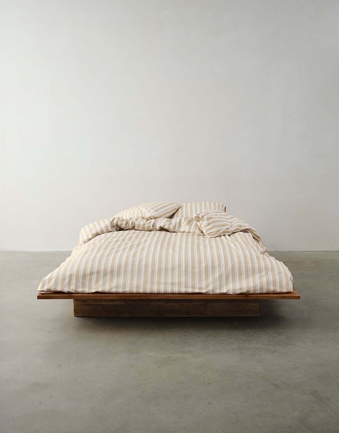 Steffe Housse de Couette 160 x 200 cm, beige