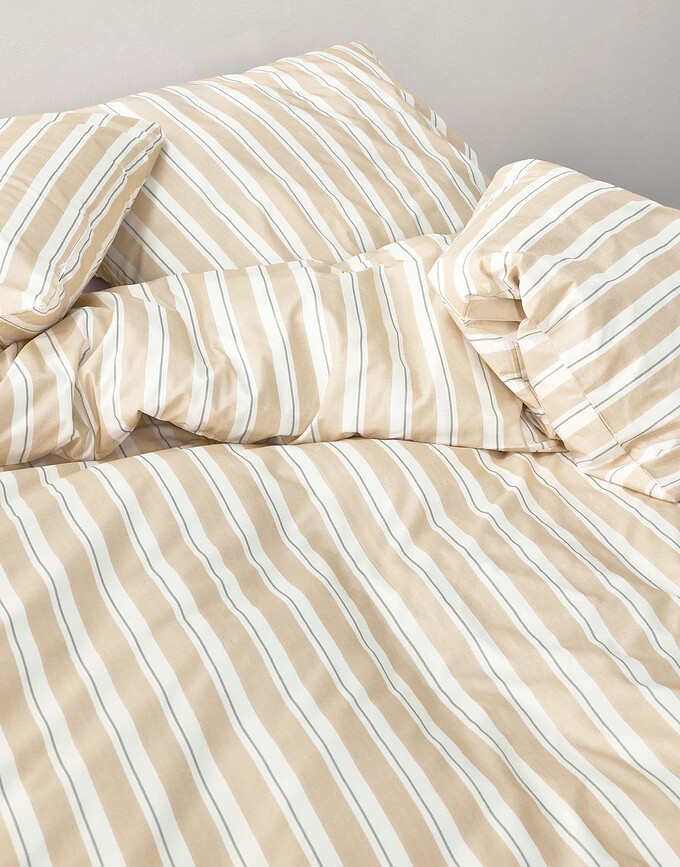 Steffe Housse de Couette 160 x 200 cm, beige