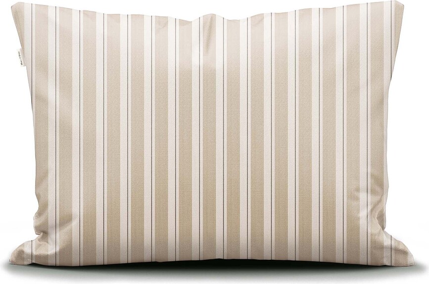 Steffe Taies d'oreiller 50 x 70 cm, beige, Lot de 2