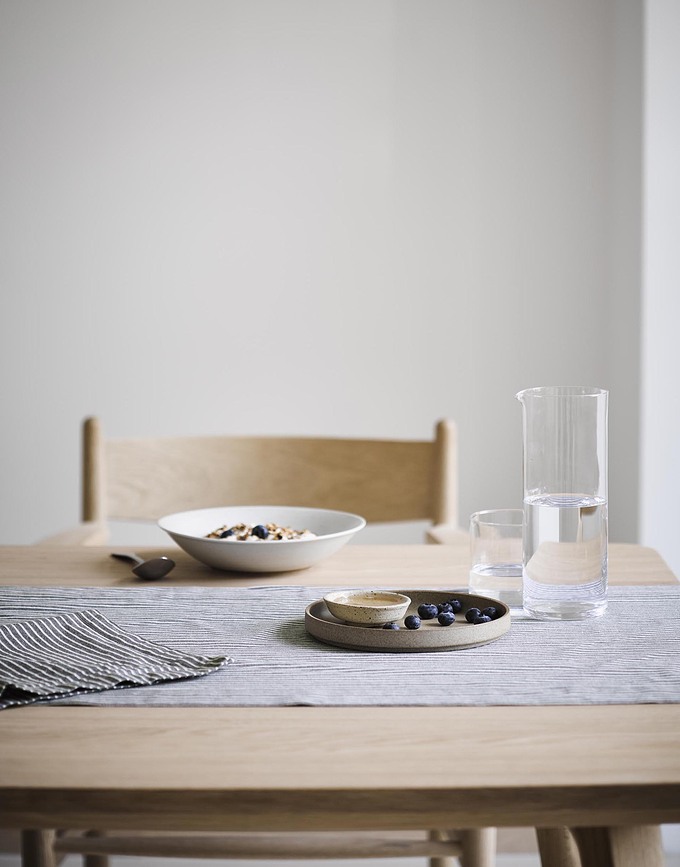 Tentstra Chemin de table, 50 x 350 cm, bleu