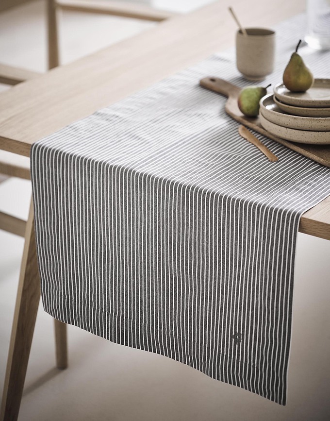 Tentstra Chemin de Table, 40 x 150 cm, gris