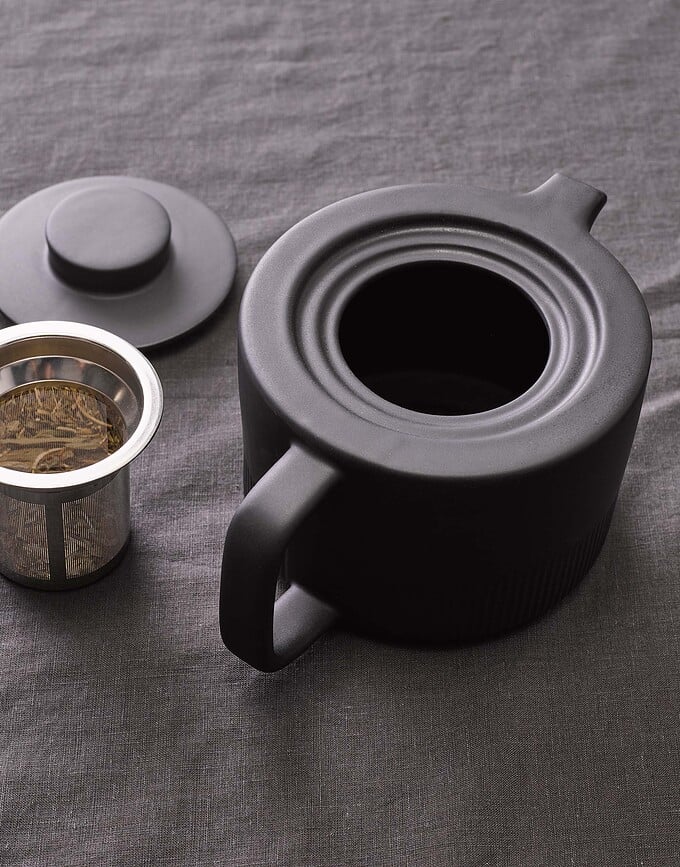 Tetera con infusor Moments, 1 L, oliva