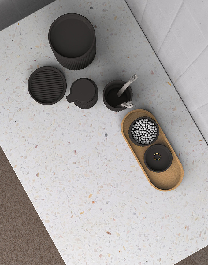 The Wave Plateau de salle de bain