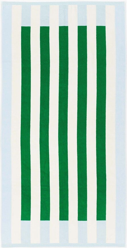 Toalla de playa Tyge, 100 x 200 cm, verde