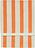 Toalla Heritage a rayas, 70 x 140 cm, beige y naranja