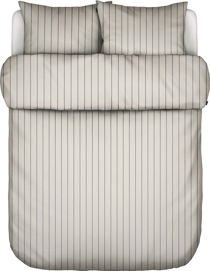 Torsken Parure de lit 260 x 220 cm, beige, avec 2 taies d'oreiller 60 x 70 cm