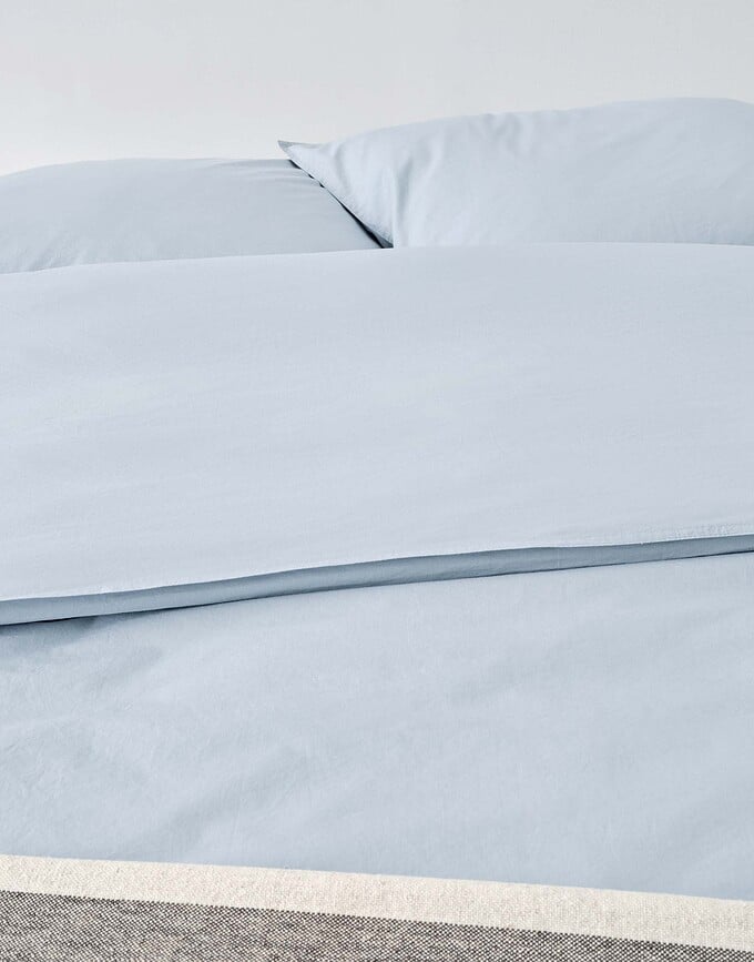 Tove Σετ Παπλωματοθήκης, 260 x 220 cm, ανοιχτό μπλε, με 2 μαξιλαροθήκες 60 x 70 cm