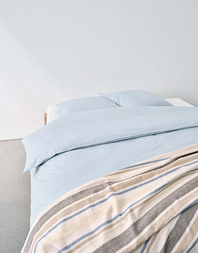 Tove Taie d'Oreiller 40 x 80 cm, bleu clair