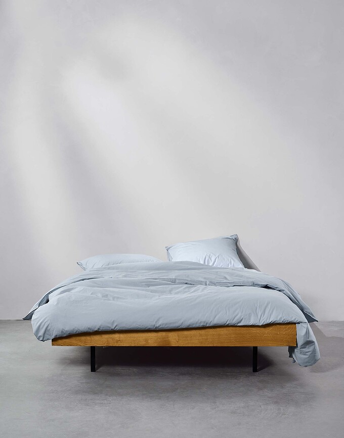 Tove Taie d'Oreiller 40 x 80 cm, bleu clair