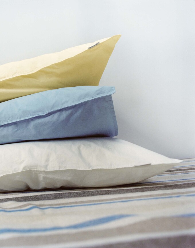 Tove Taie d'Oreiller 40 x 80 cm, bleu clair