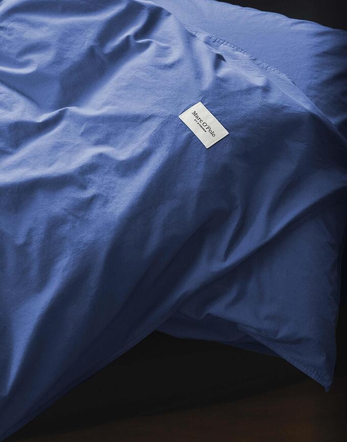 Tove Posteljnina, 260 x 220 cm, kobaltna, z 2 prevlekama za vzglavnik 60 x 70 cm, zapiranje na preklop