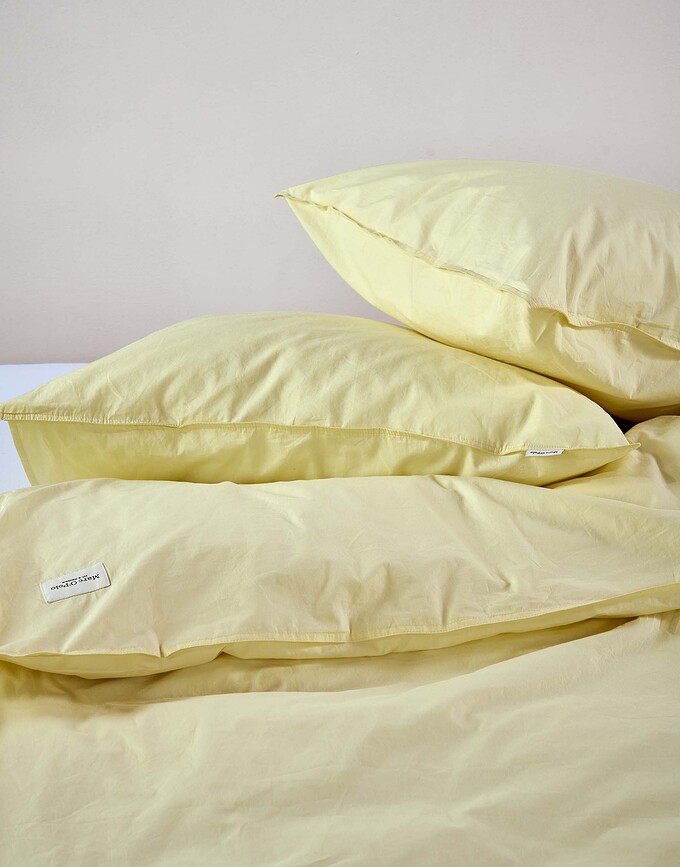 Tove Σετ Παπλωματοθήκης, 260x220 cm, ανοιχτό κίτρινο, με 2 μαξιλαροθήκες 60x70 cm