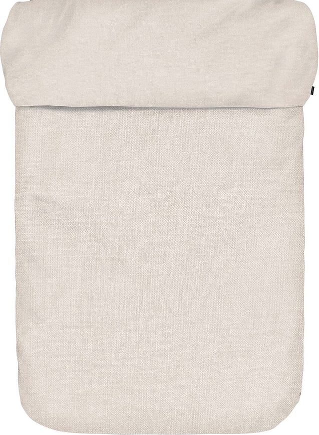 Valka Housse de Couette à fermeture éclair, 160 x 200 cm, lin, beige