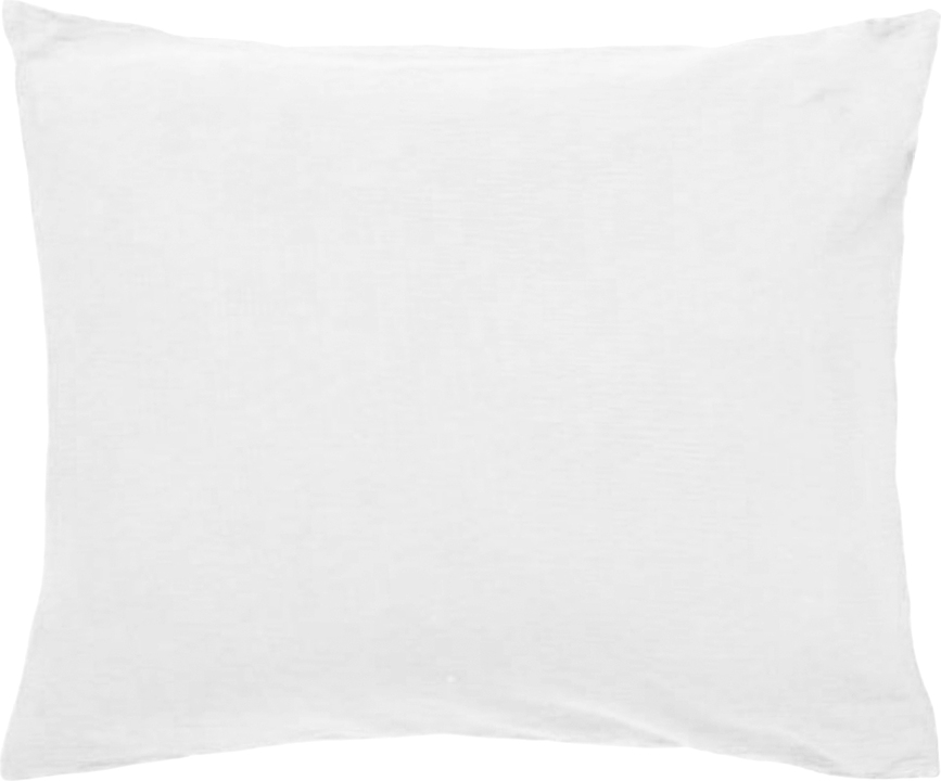 Valka Taie d'Oreiller 40 x 80 cm, en lin, blanche