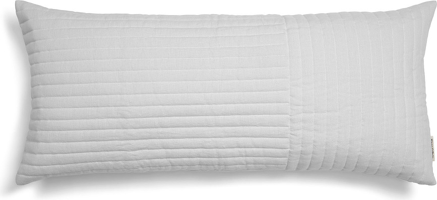 Viosa Dekoratives Kissen 40 x 90 cm hellgrau