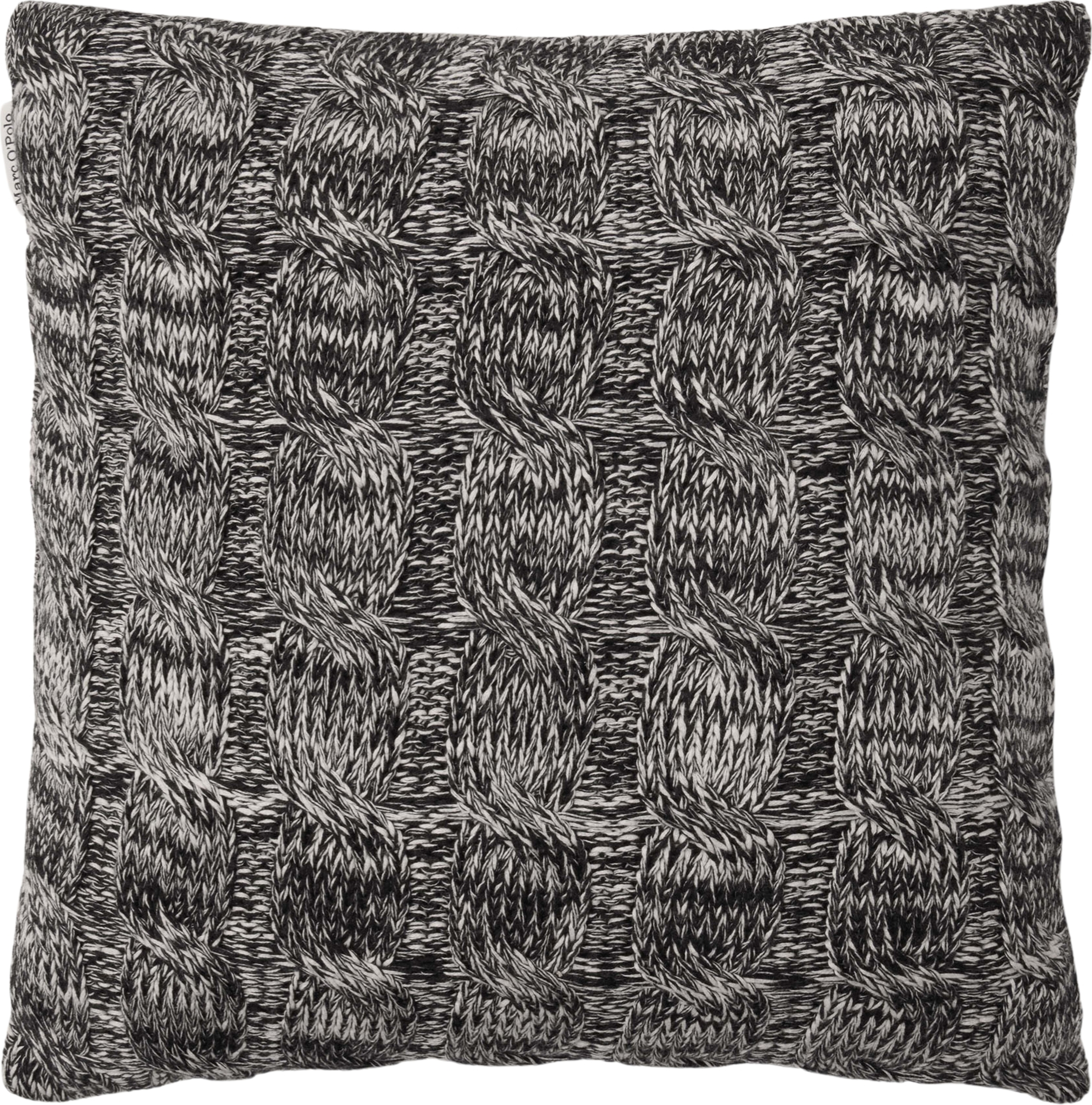 Ainaa Dekoratives Kissen 50 x 50 cm schwarz
