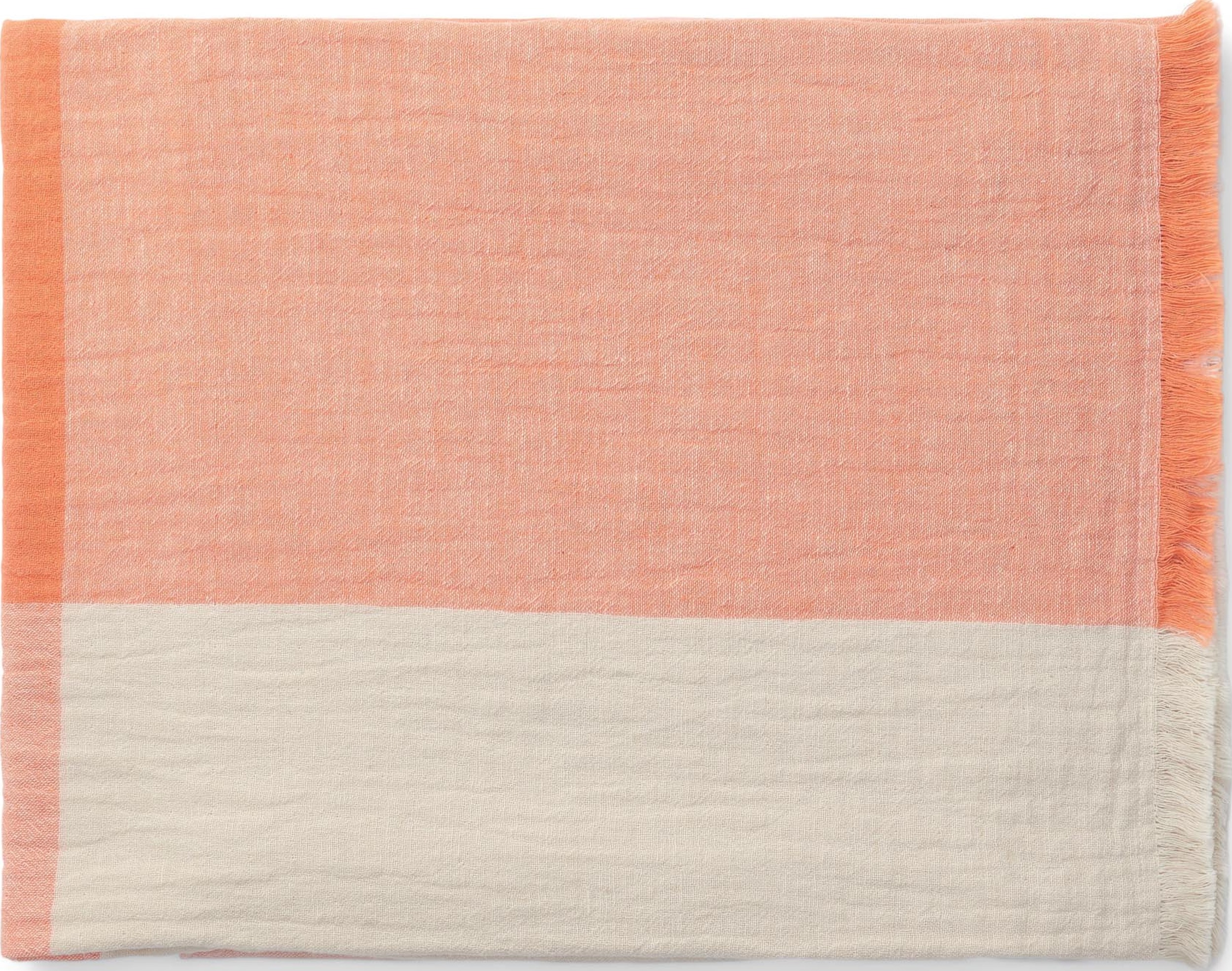 Decken und Wolldecken Erlend Decke 200 X 200 Cm Kariert Beige-orange