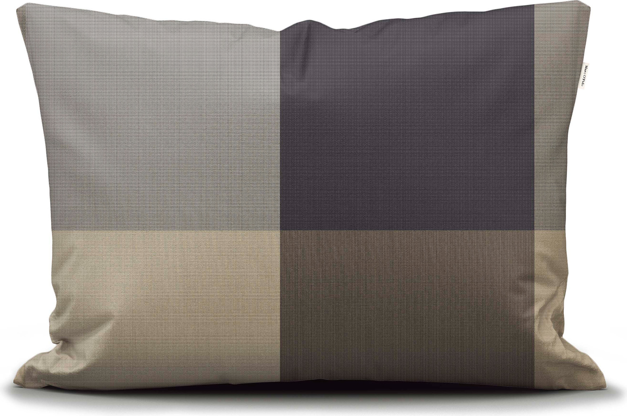 Erliv Kissenbezug 60 x 70 cm beige-schwarz Reißverschluss