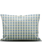 Gyda Pillowcase 60 x 70 cm checkered green-blue