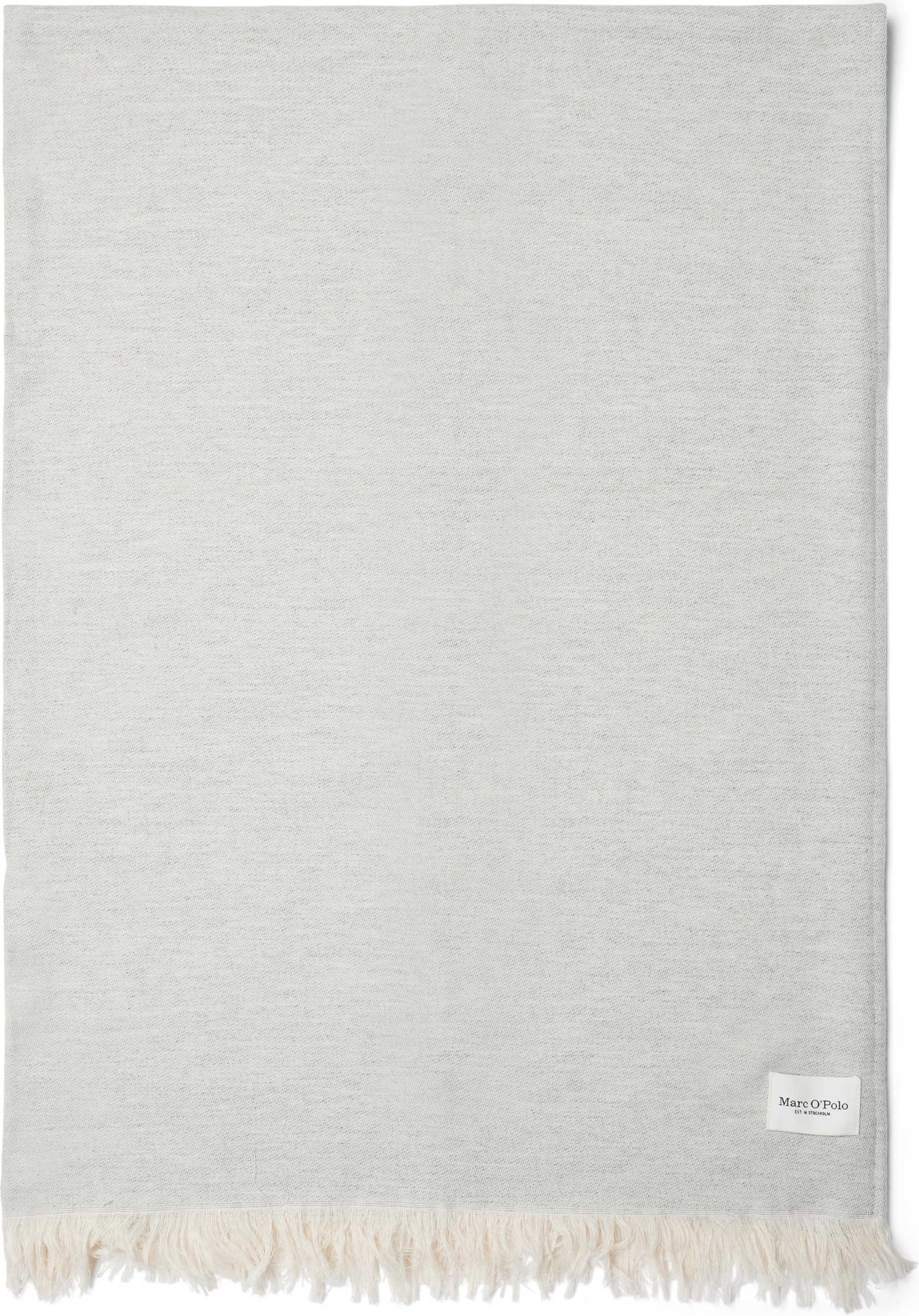 Per Decke 130 x 170 cm graue Melange
