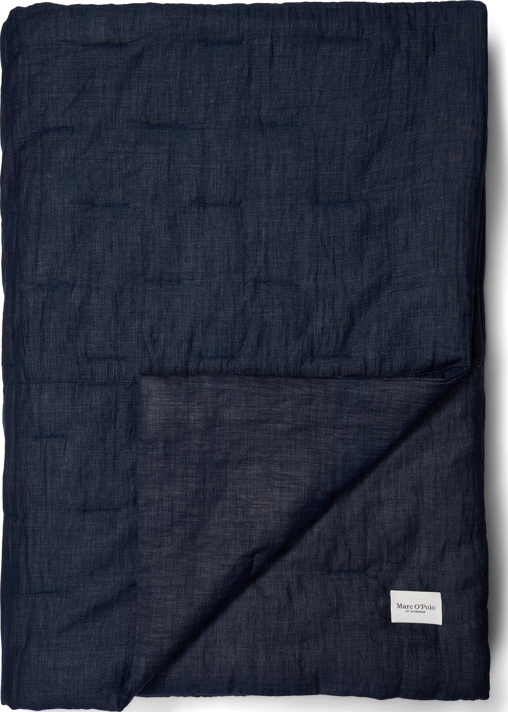 Soletta Decke 150 x 200 cm dunkel marineblau