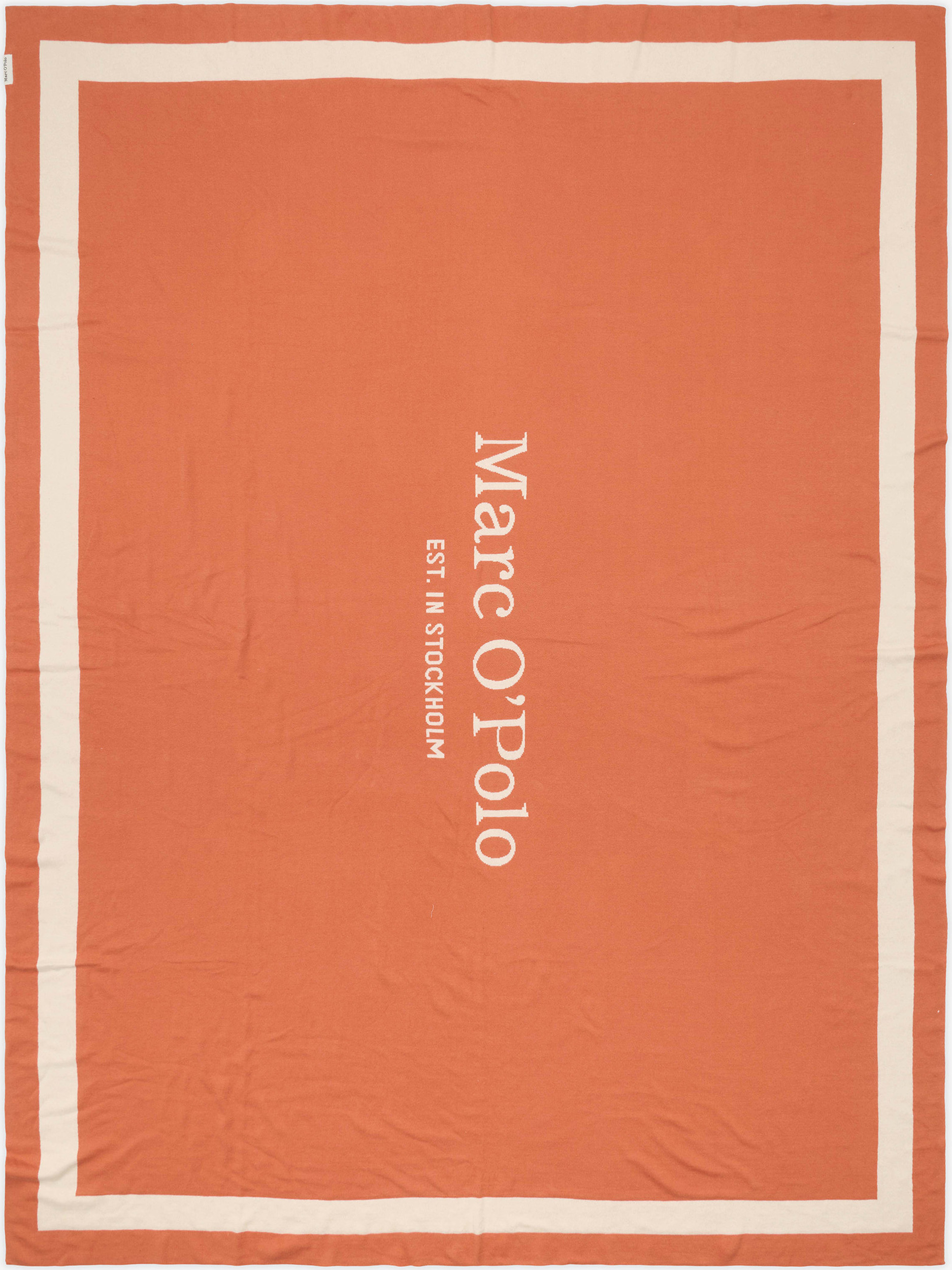 Decken und Wolldecken Statement Decke 150 X 200 Cm Orangefarben