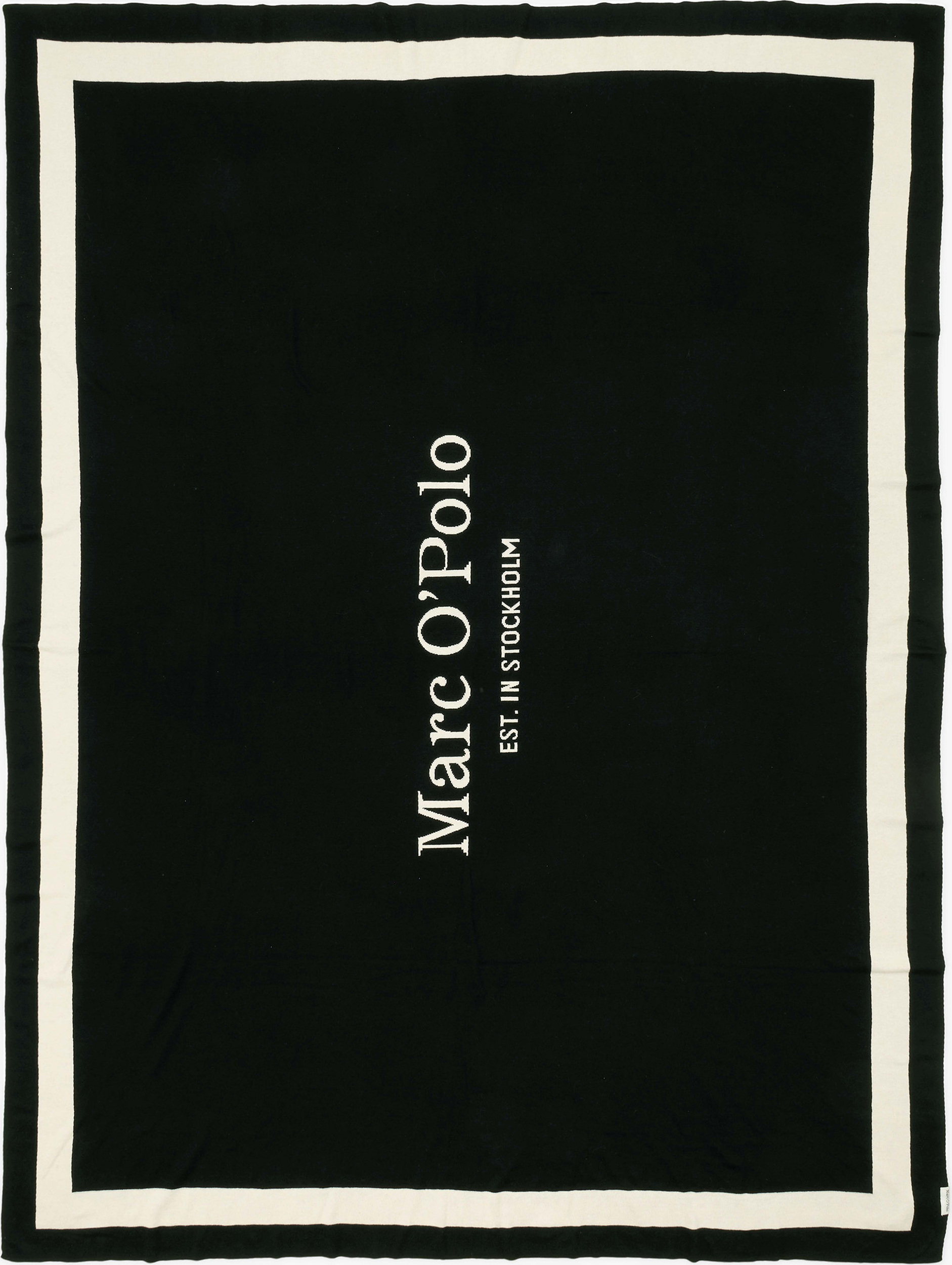 Statement Decke 150 x 200 cm schwarz