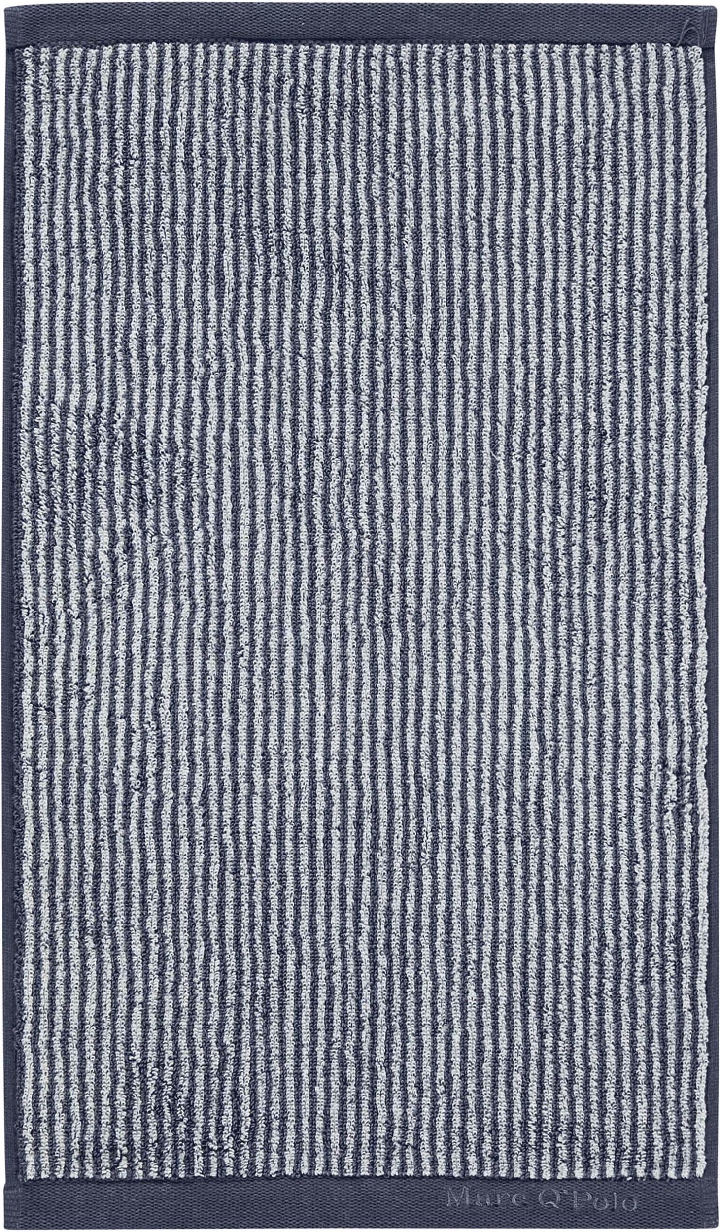 Marco Polo timeless stripe grå/hvid 50x100 – FORKÆLELSE by Dorthe Kildal