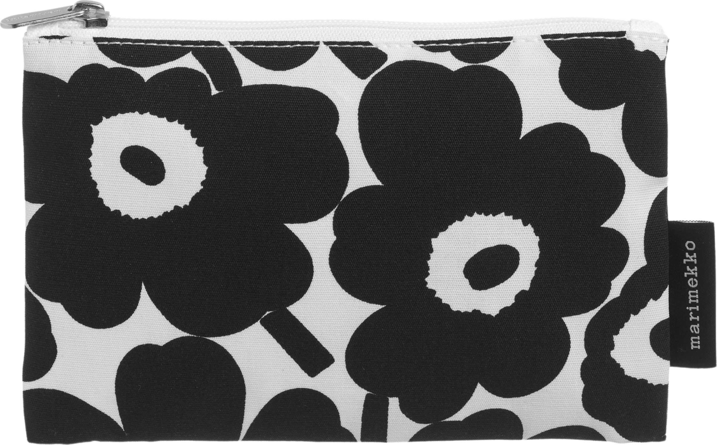 Mini Unikko Kaika Kosmetiktasche schwarz-weiß