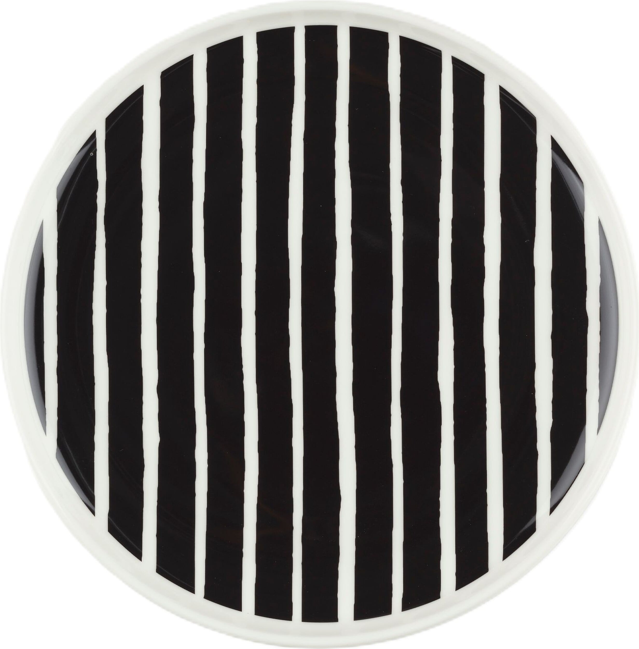 Oiva Piccolo Frühstücksteller 20 cm, schwarz-weiß