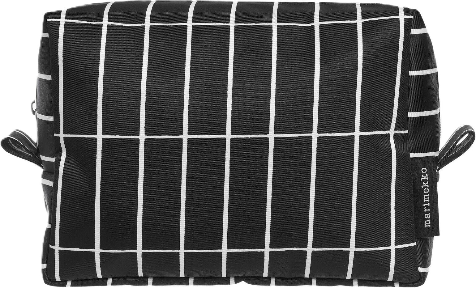 Pieni Tiiliskivi Vilja Kosmetiktasche, schwarz-weiß