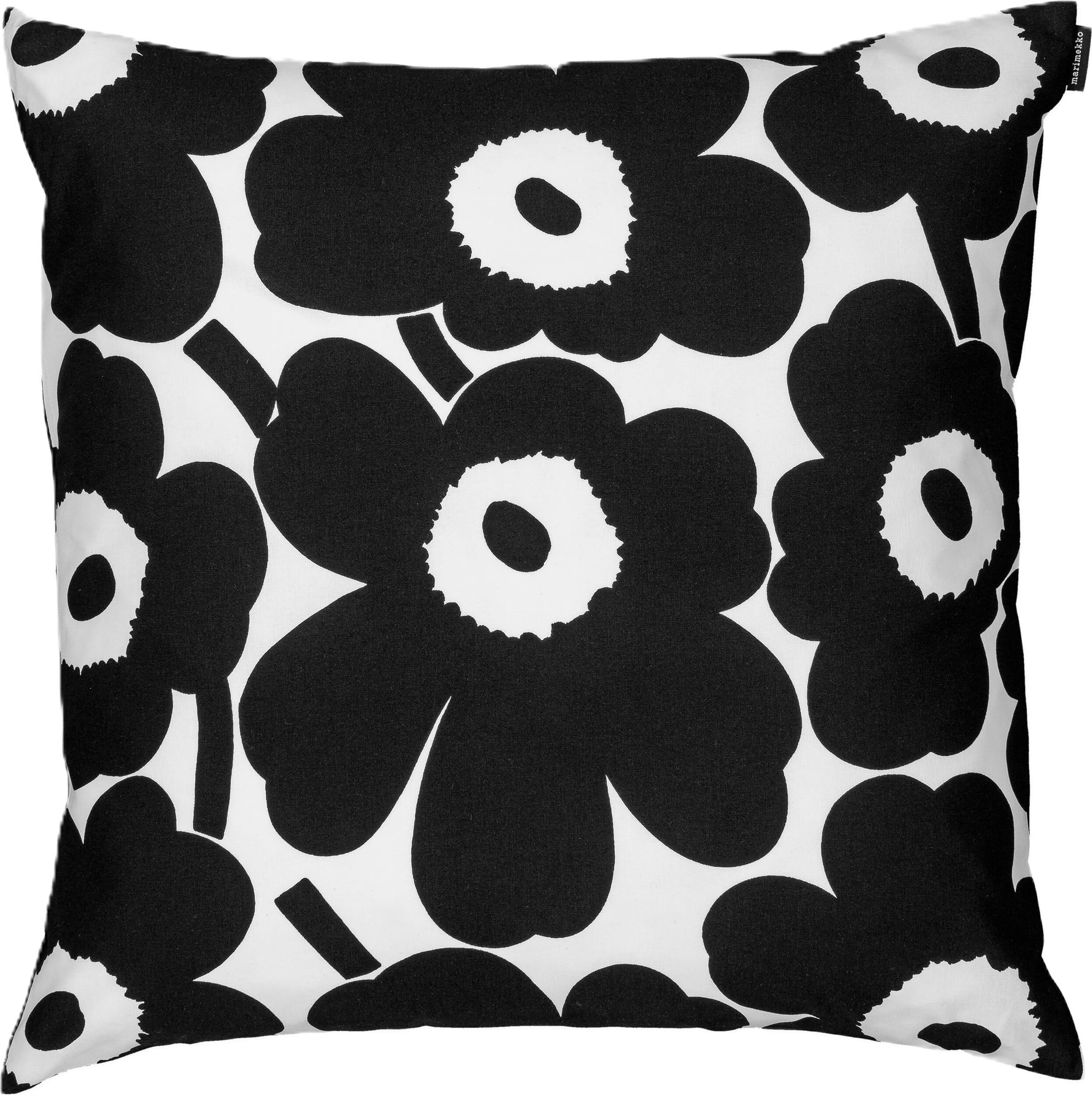 Pieni Unikko Kissenbezug 50 x 50 cm, schwarz-weiß