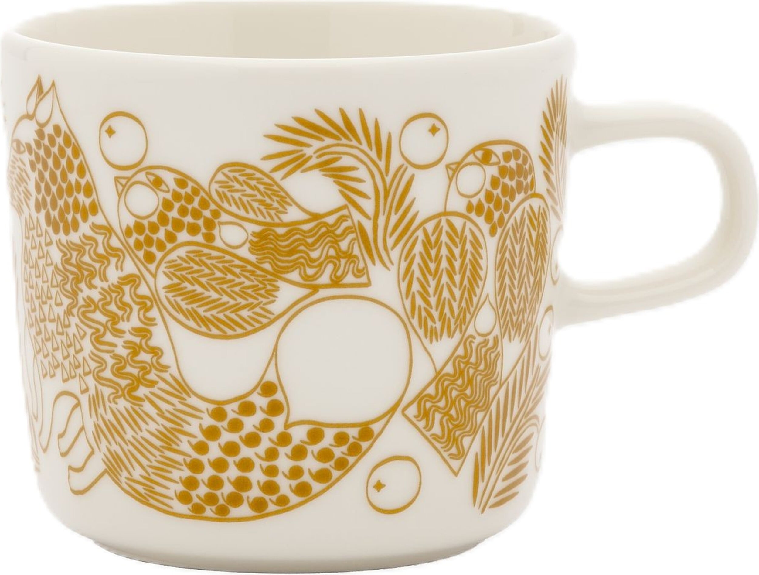 Piirto Ketunmarja Kaffeetasse 200 ml, weiß-braun