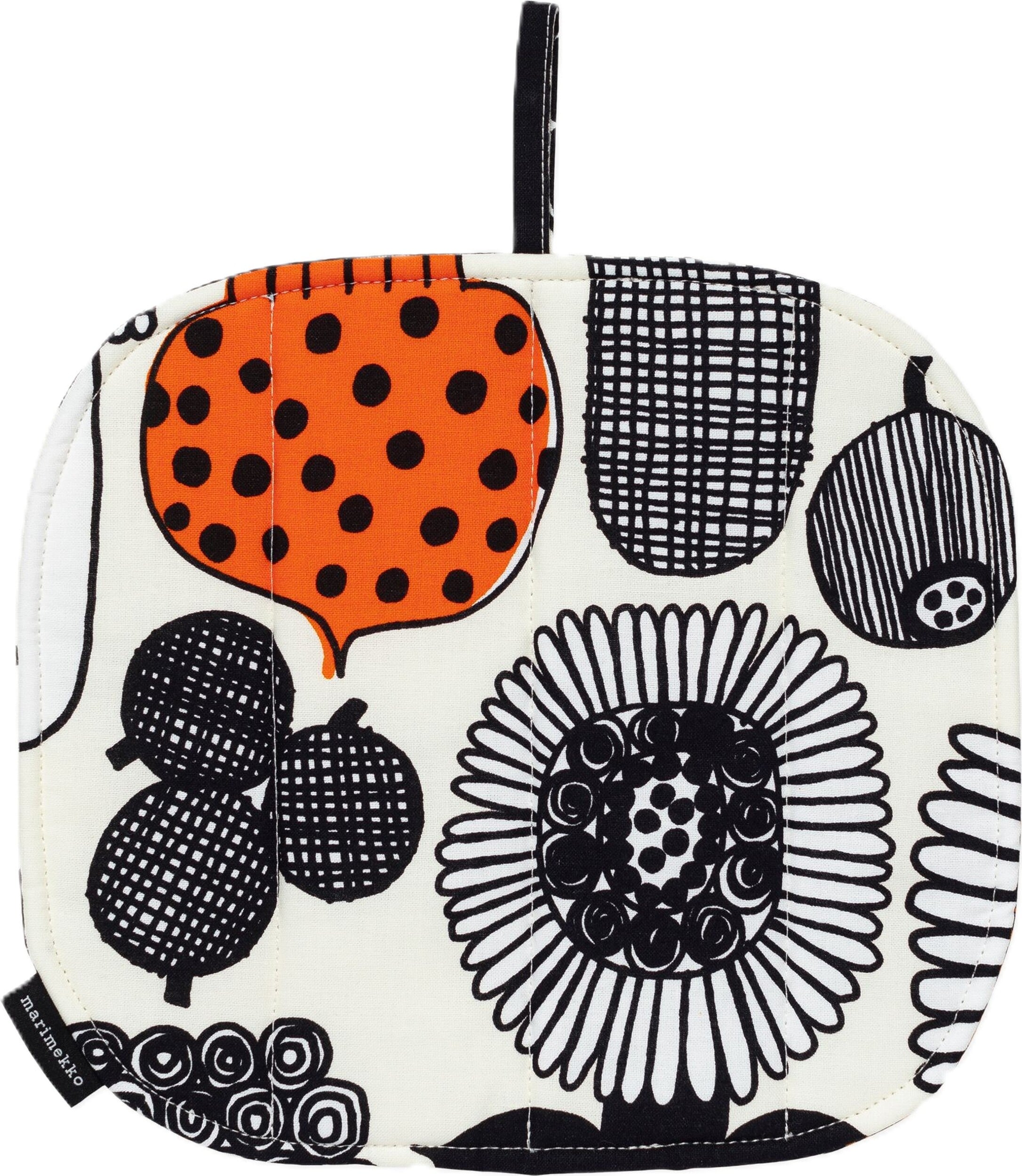 Puutarhurin parhaat Topflappen weiß-schwarz-orange