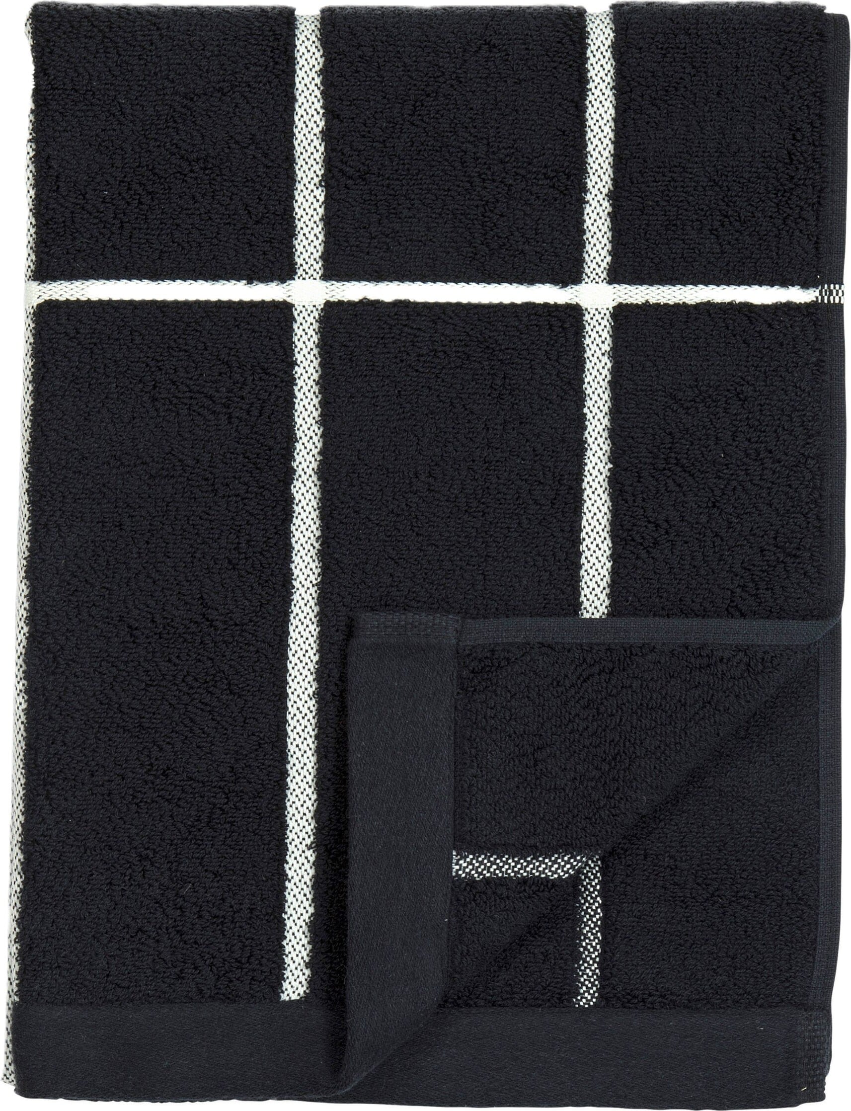 Tiiliskivi Handtuch 50 x 70 cm, schwarz-weiß