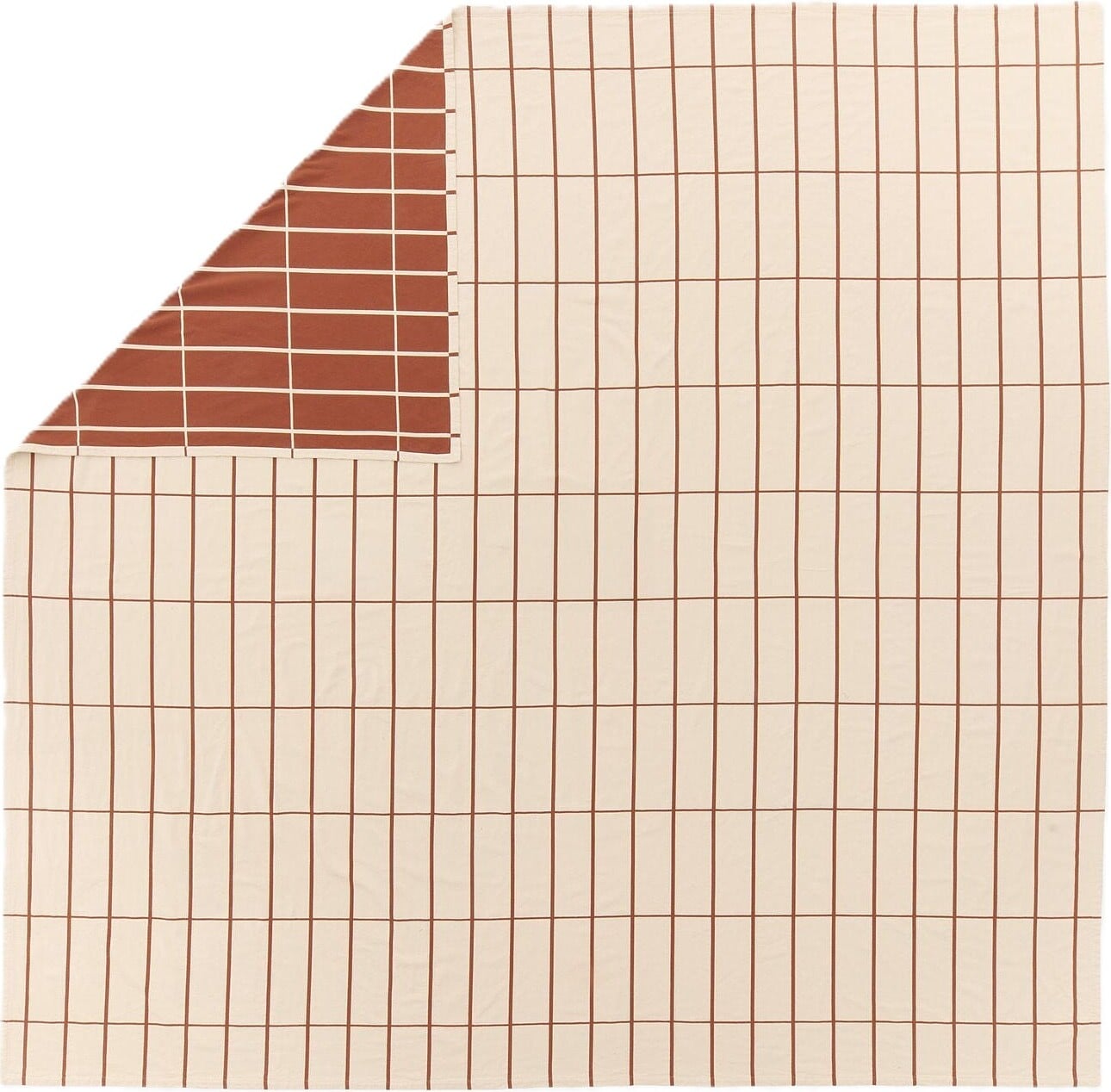 Tiiliskivi Tagesdecke, weiß-braun