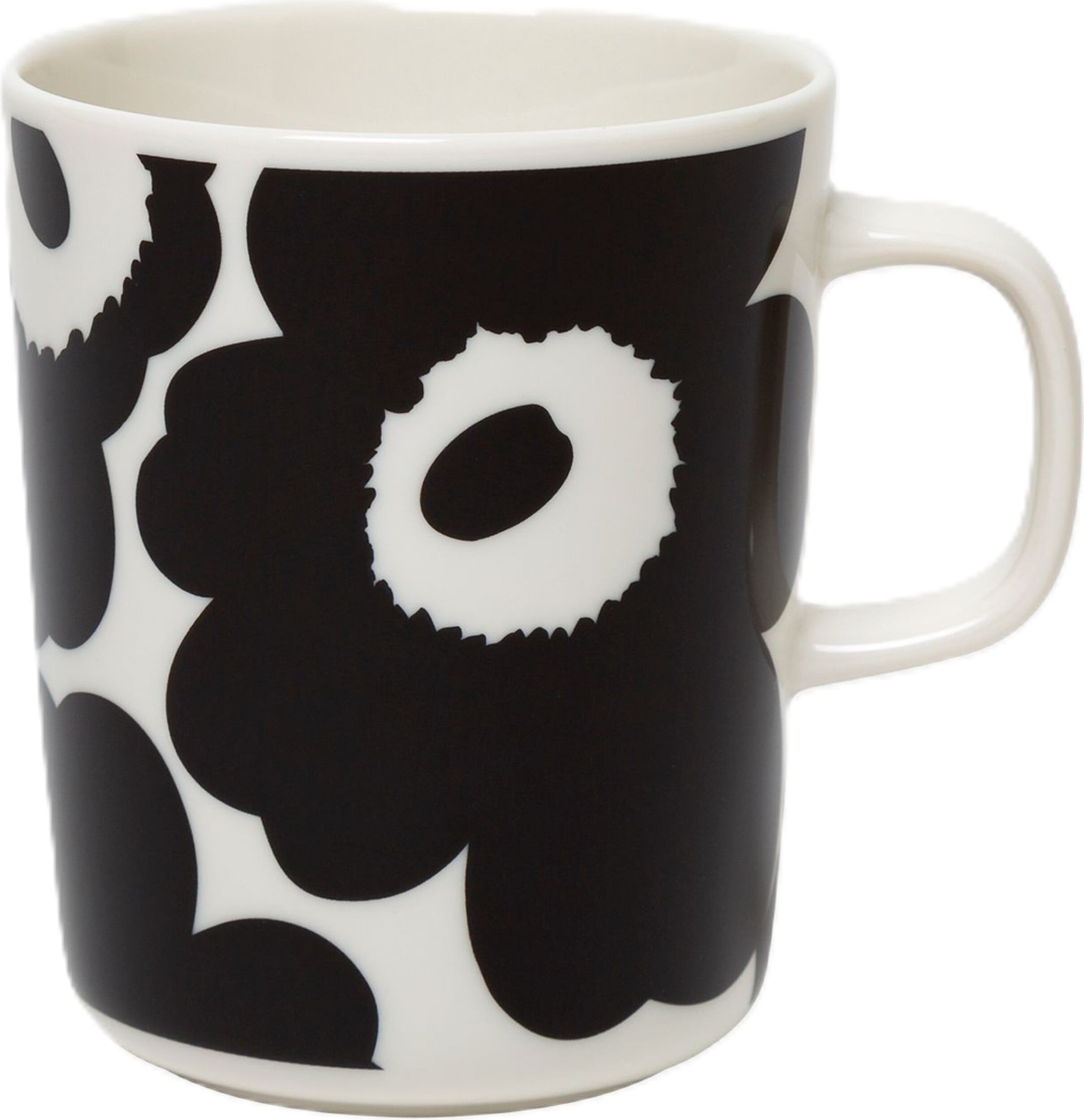 Unikko Becher 250 ml, schwarz-weiß