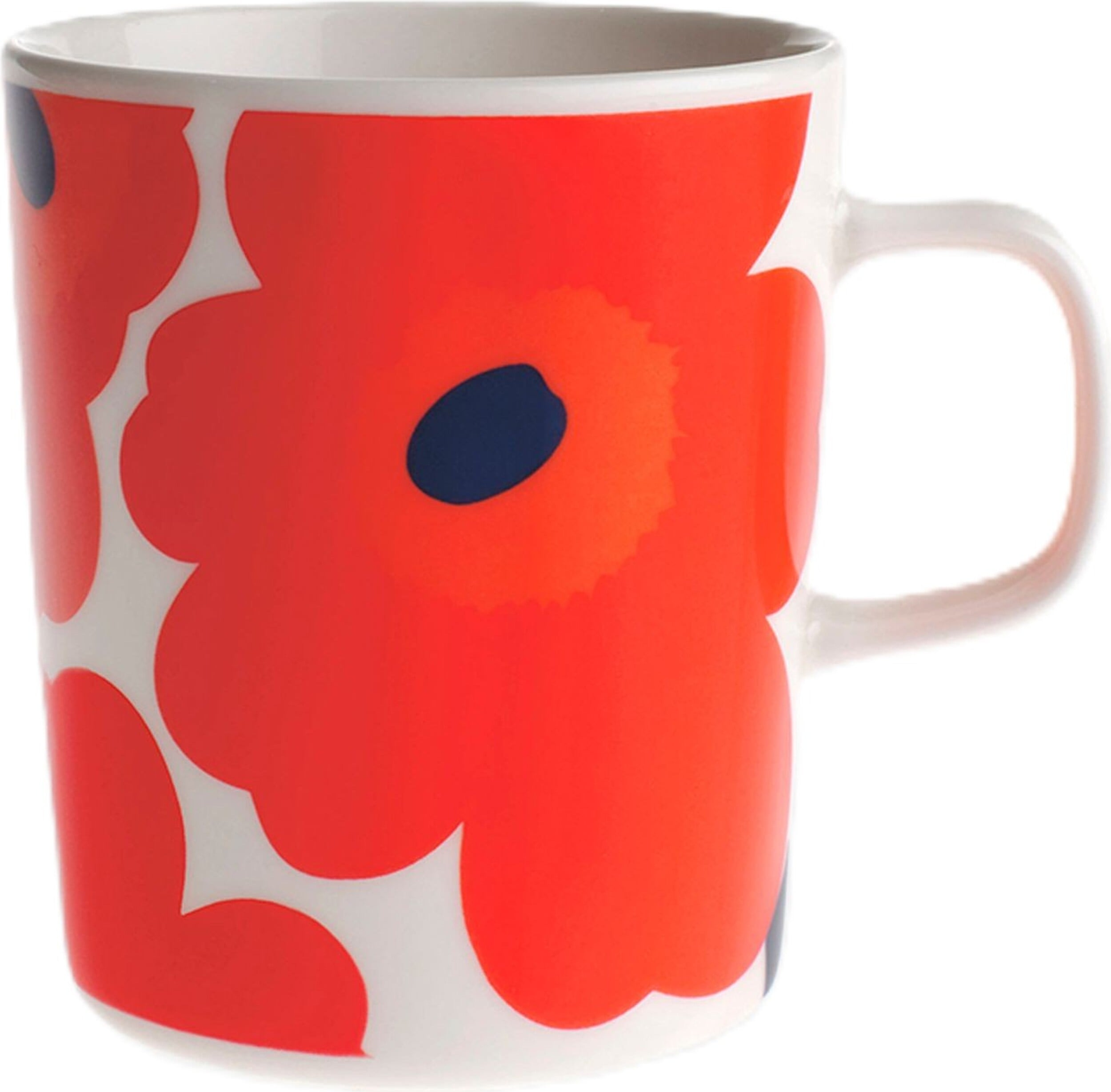 Unikko Becher 250 ml, weiß-rot